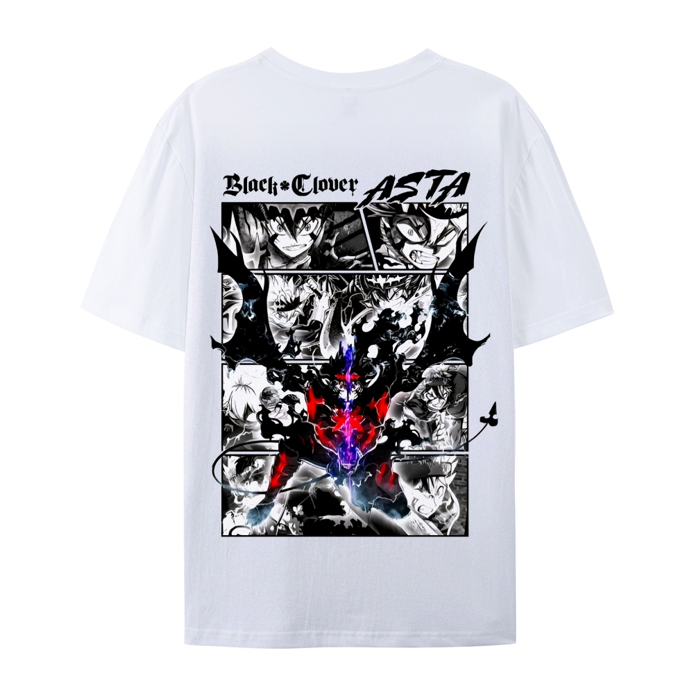 Black Clover Casual Short Sleeve T-Shirt 2508014154