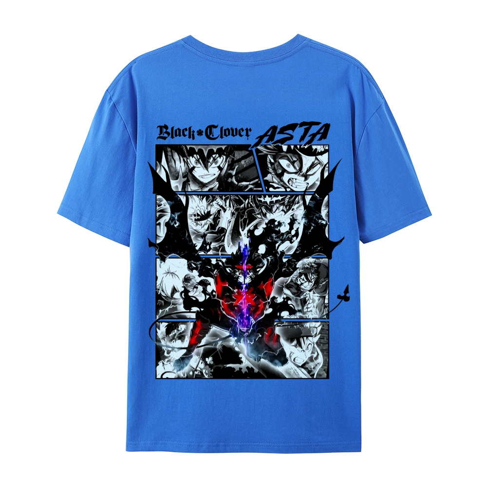 Black Clover Casual Short Sleeve T-Shirt 2508014154