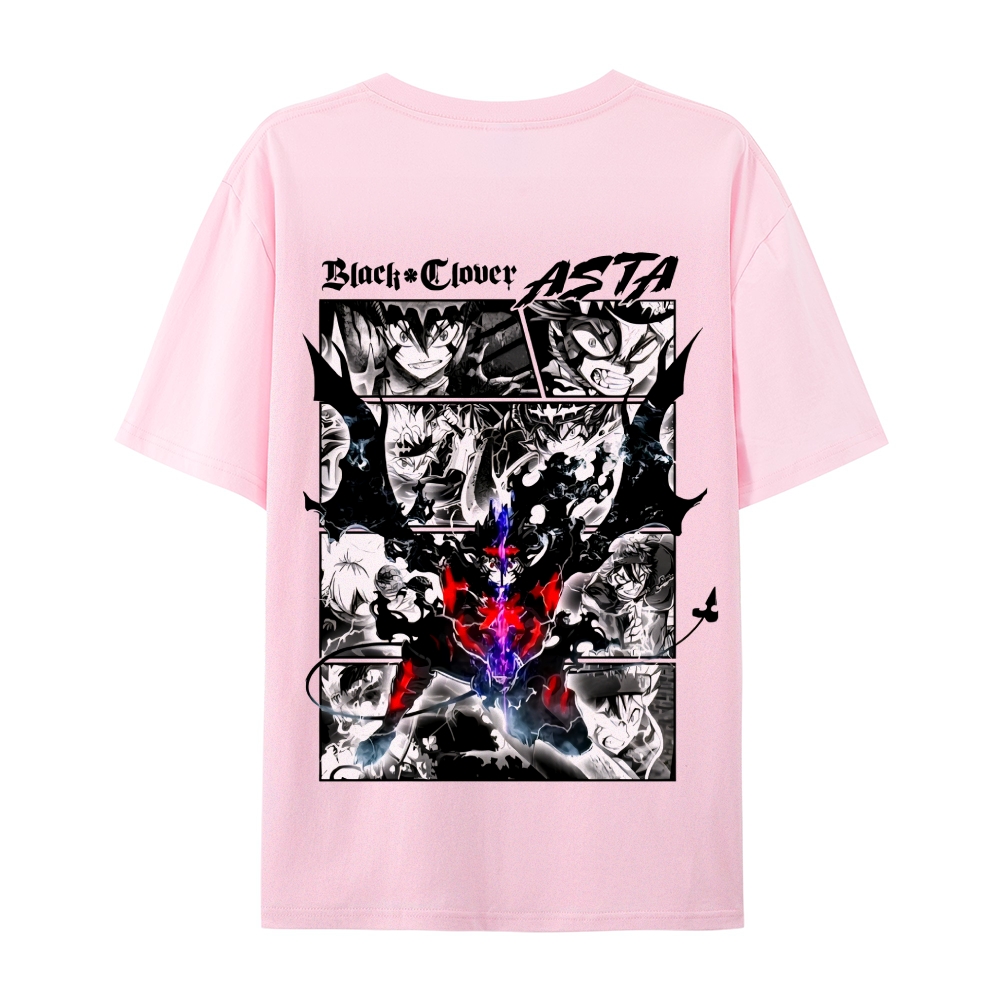 Black Clover Casual Short Sleeve T-Shirt 2508014154