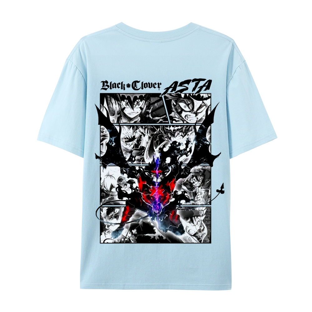 Black Clover Casual Short Sleeve T-Shirt 2508014154