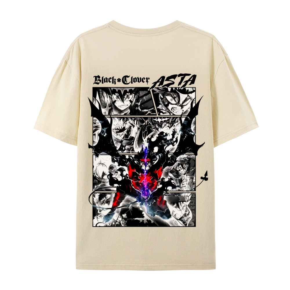Black Clover Casual Short Sleeve T-Shirt 2508014154