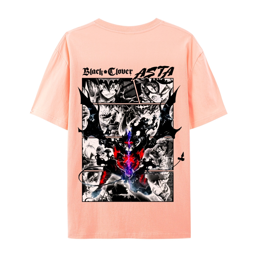 Black Clover Casual Short Sleeve T-Shirt 2508014154