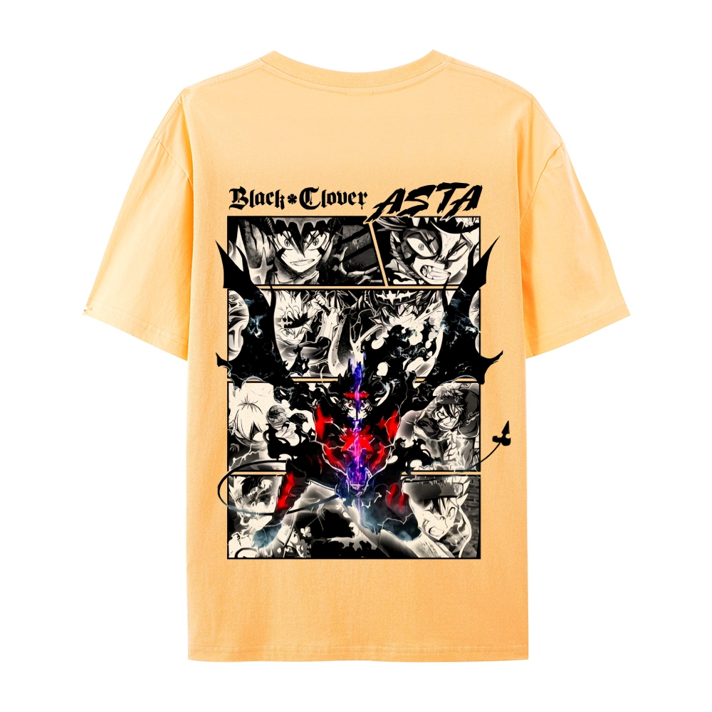 Black Clover Casual Short Sleeve T-Shirt 2508014154