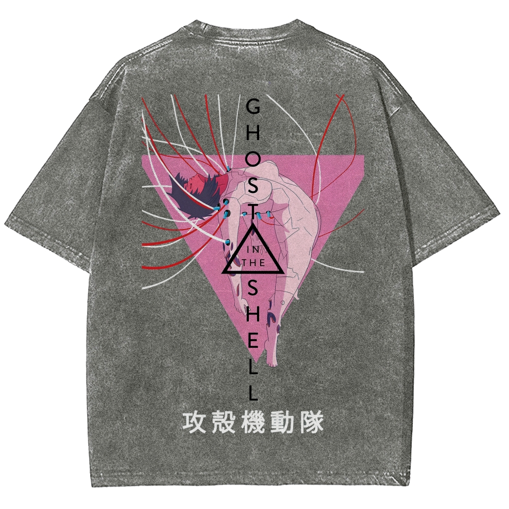 GHOST IN THE SHELL Unisex Fit Washed T-Shirt 2508014684