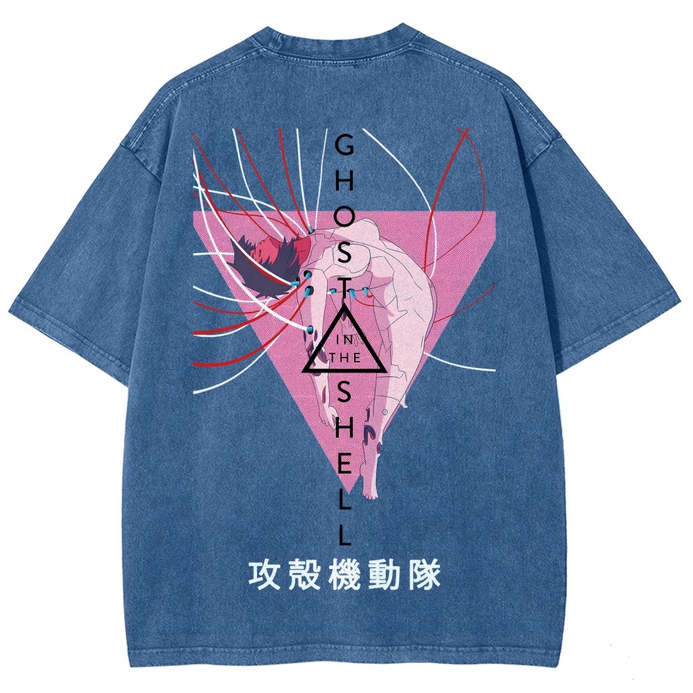 GHOST IN THE SHELL Unisex Fit Washed T-Shirt 2508014684