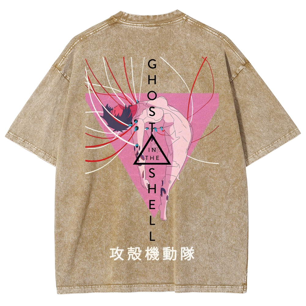 GHOST IN THE SHELL Unisex Fit Washed T-Shirt 2508014684