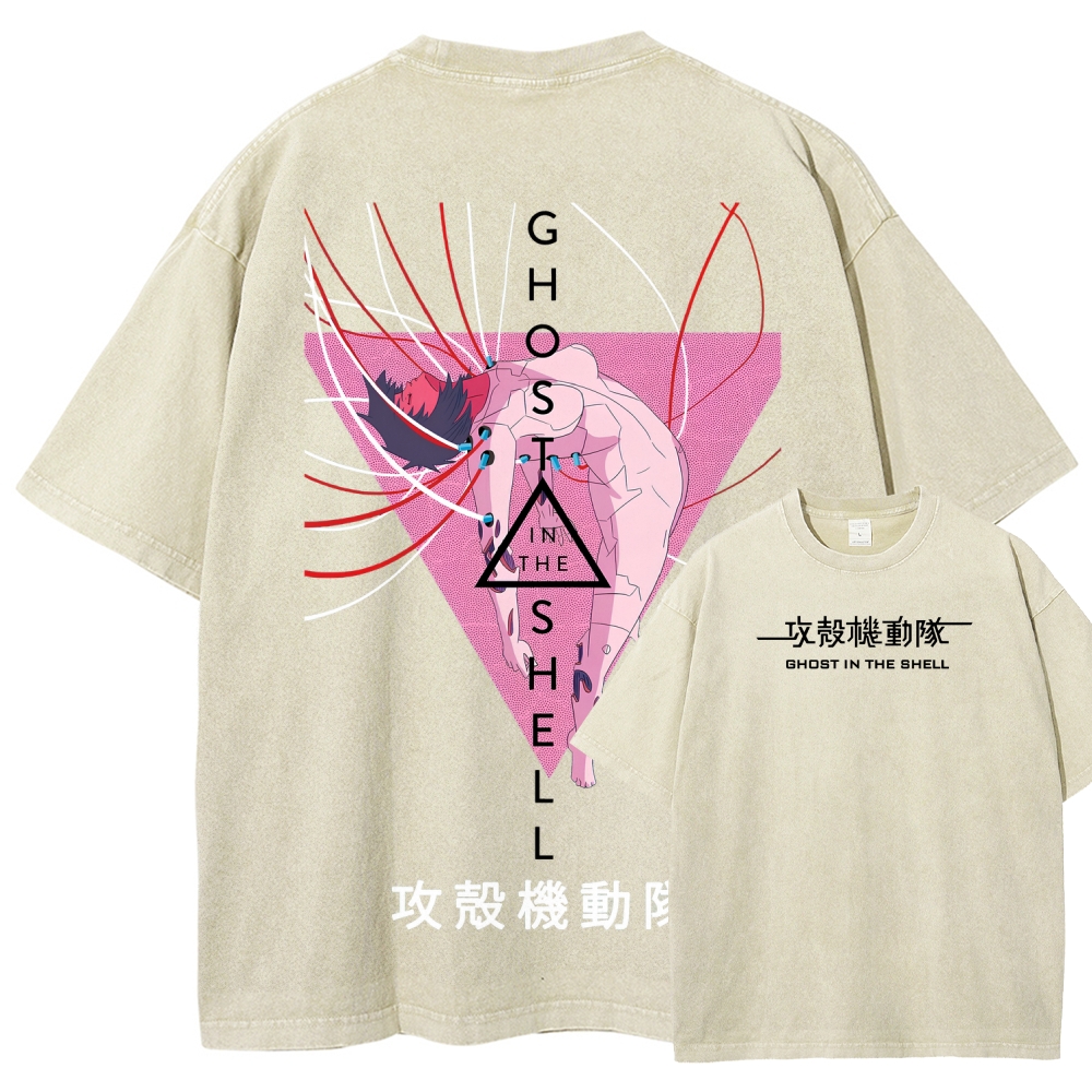 GHOST IN THE SHELL Unisex Fit Washed T-Shirt 2508014684