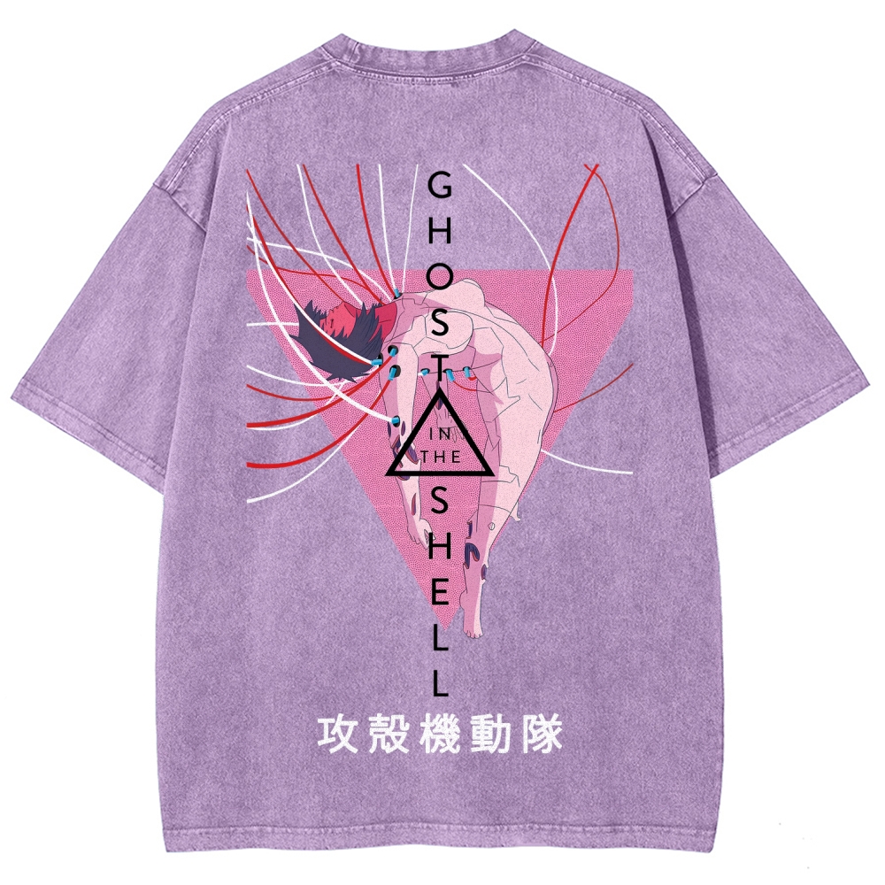GHOST IN THE SHELL Unisex Fit Washed T-Shirt 2508014684