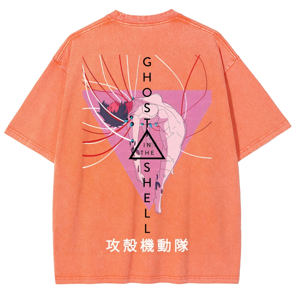 GHOST IN THE SHELL Unisex Fit Washed T-Shirt 2508014684