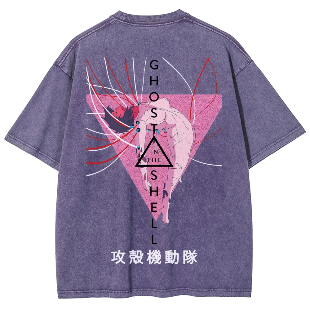 GHOST IN THE SHELL Unisex Fit Washed T-Shirt 2508014684