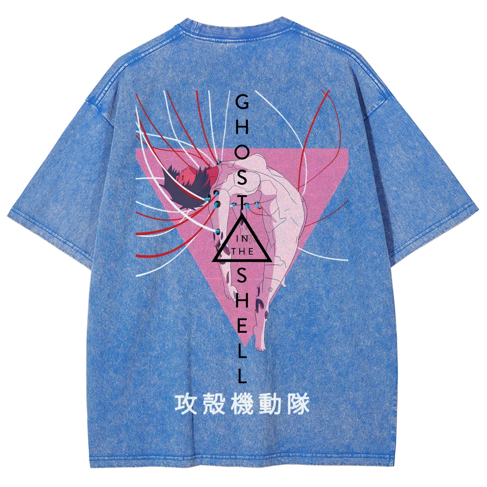 GHOST IN THE SHELL Unisex Fit Washed T-Shirt 2508014684