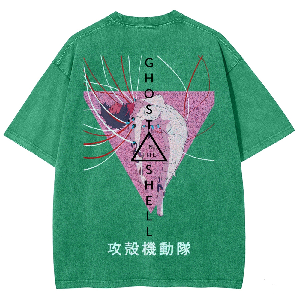 GHOST IN THE SHELL Unisex Fit Washed T-Shirt 2508014684