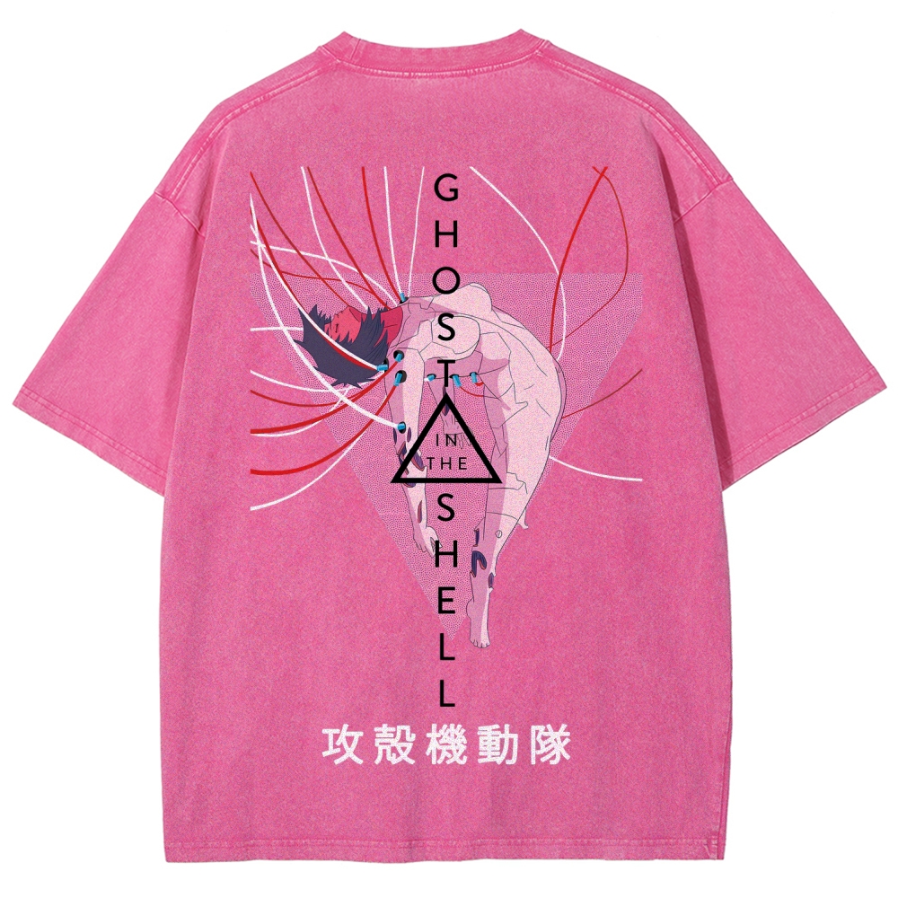 GHOST IN THE SHELL Unisex Fit Washed T-Shirt 2508014684