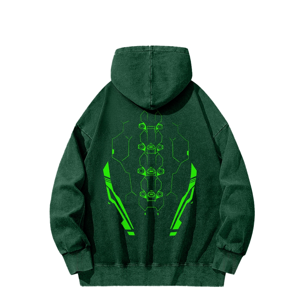 Cyberpunk: Edgerunners Casual Washed Hoodie 2508014757