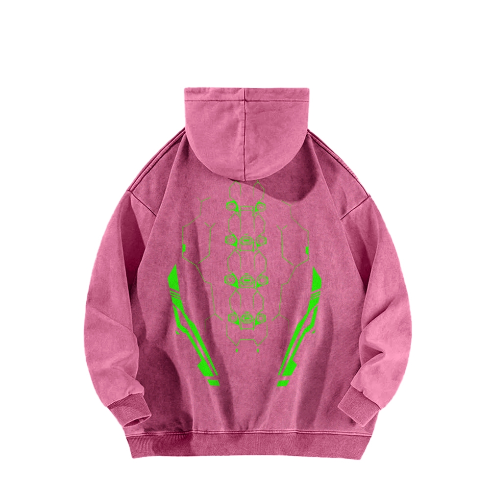 Cyberpunk: Edgerunners Casual Washed Hoodie 2508014757