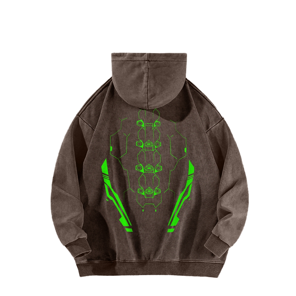 Cyberpunk: Edgerunners Casual Washed Hoodie 2508014757