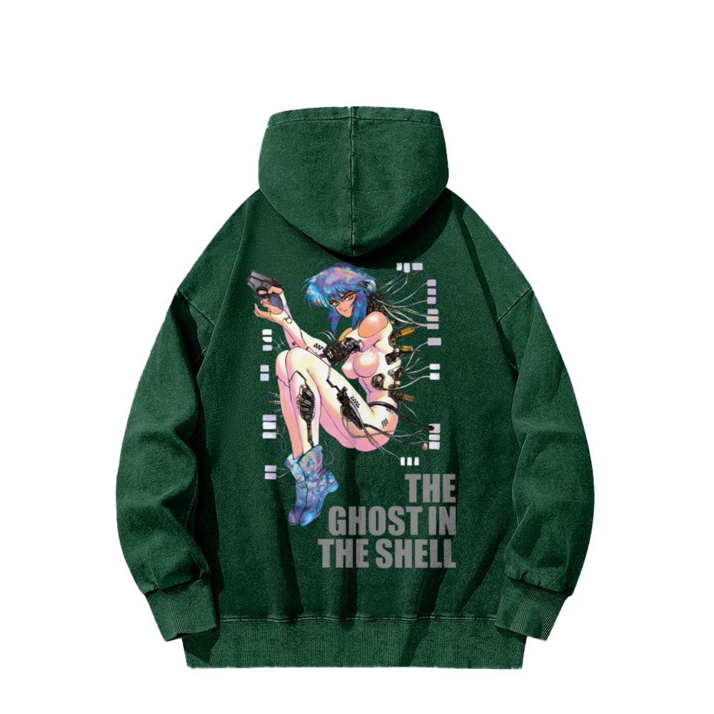 Ghost in the Shell Casual Washed Hoodie 2508014782