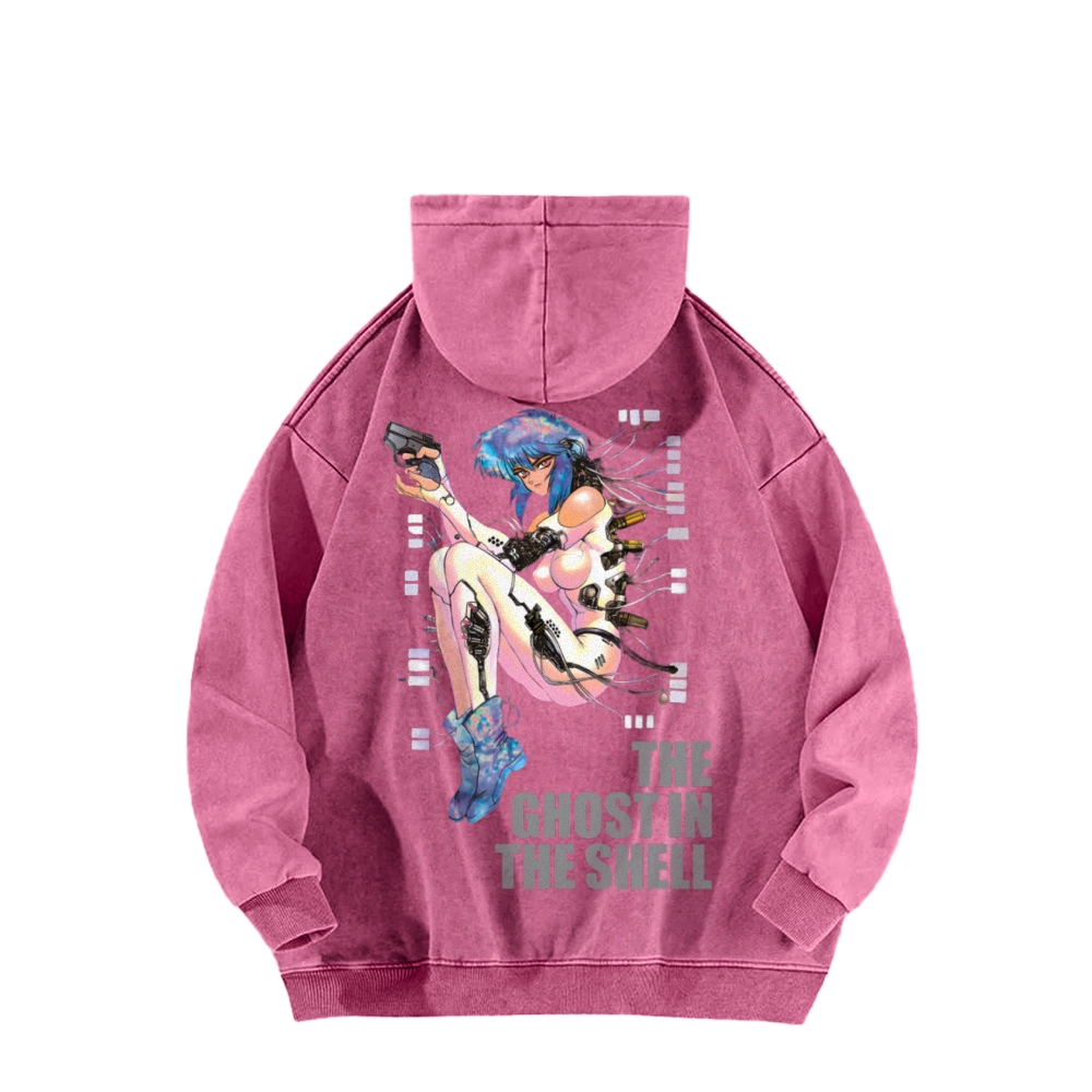 Ghost in the Shell Casual Washed Hoodie 2508014782