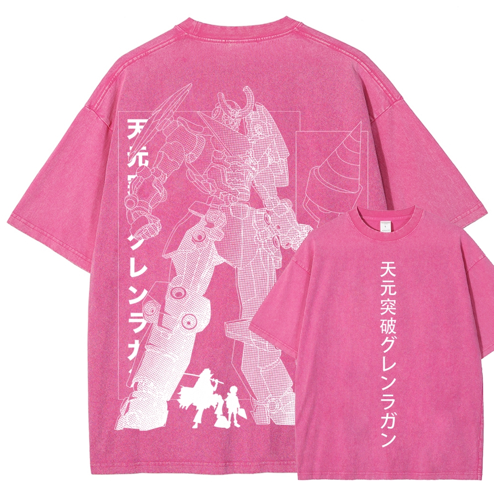 Tengen Toppa Unisex Fit Washed T-Shirt 2508014837