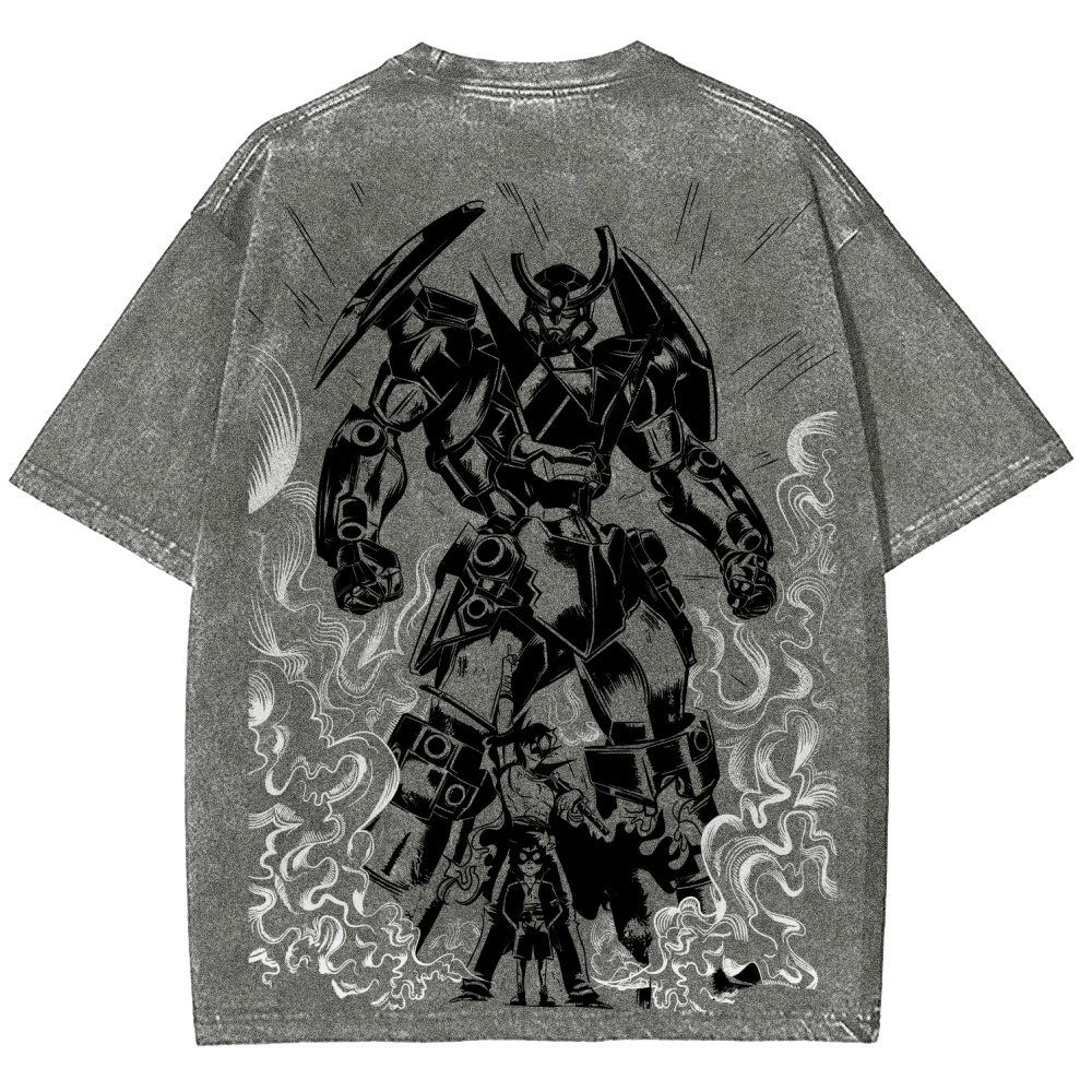 Tengen Toppa Unisex Fit Washed T-Shirt 2508014841