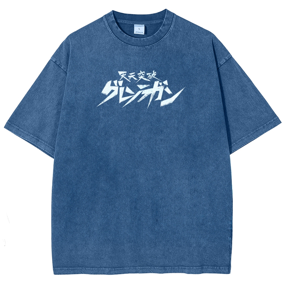 Tengen Toppa Unisex Fit Washed T-Shirt 2508014841