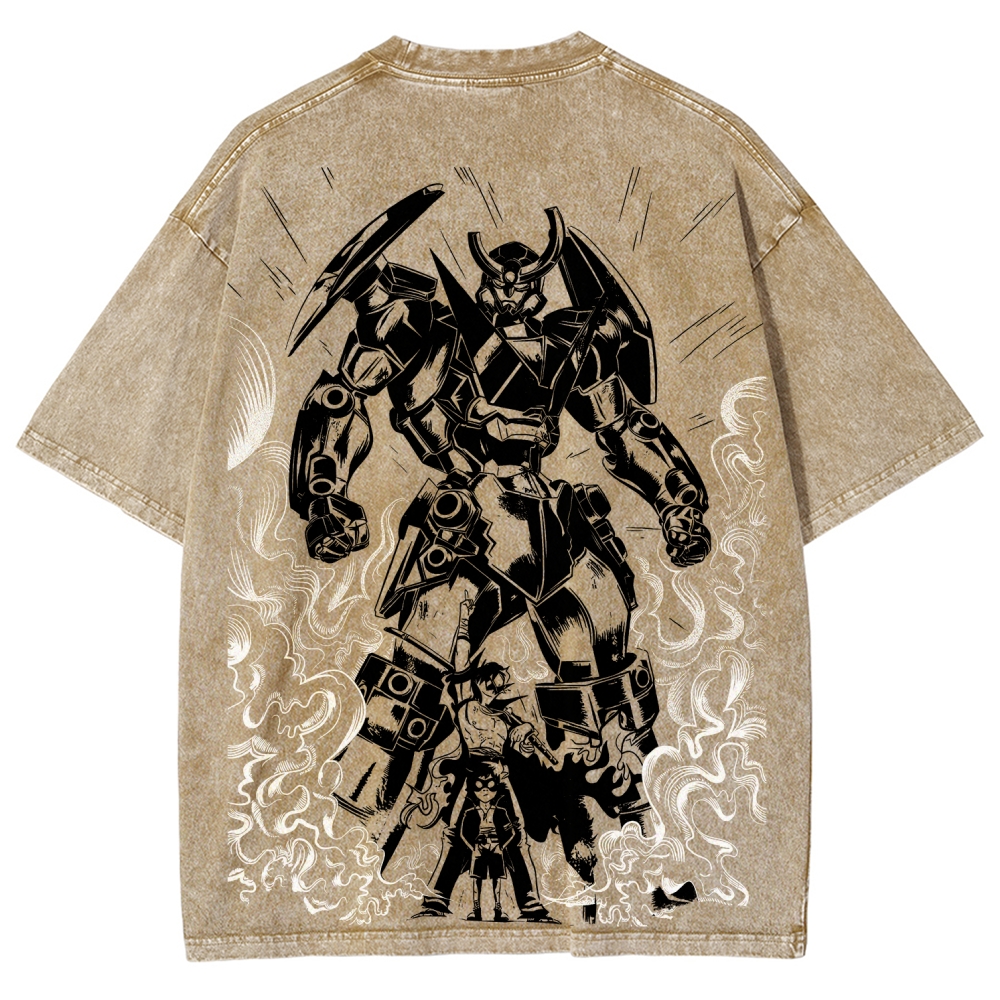 Tengen Toppa Unisex Fit Washed T-Shirt 2508014841