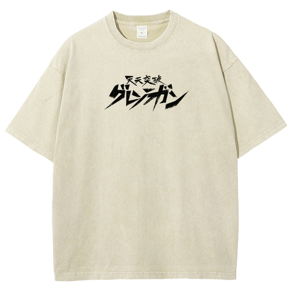 Tengen Toppa Unisex Fit Washed T-Shirt 2508014841
