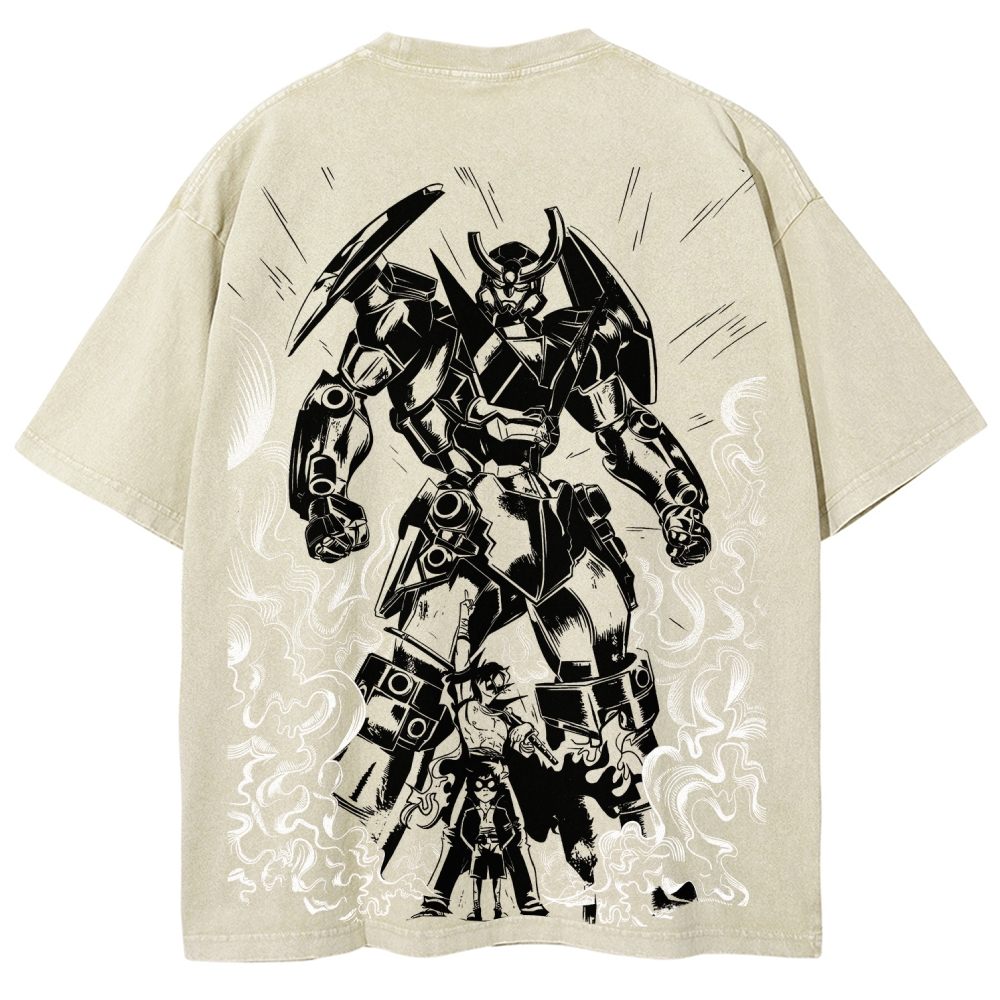 Tengen Toppa Unisex Fit Washed T-Shirt 2508014841