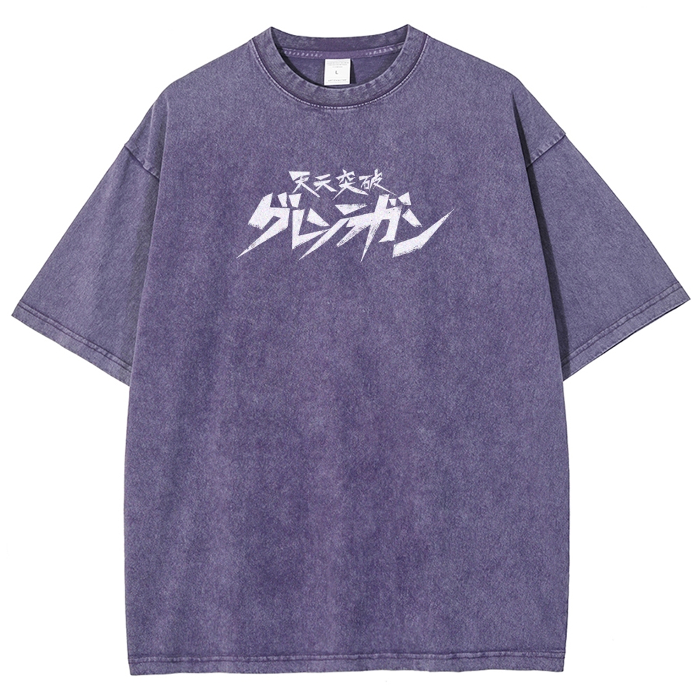 Tengen Toppa Unisex Fit Washed T-Shirt 2508014841