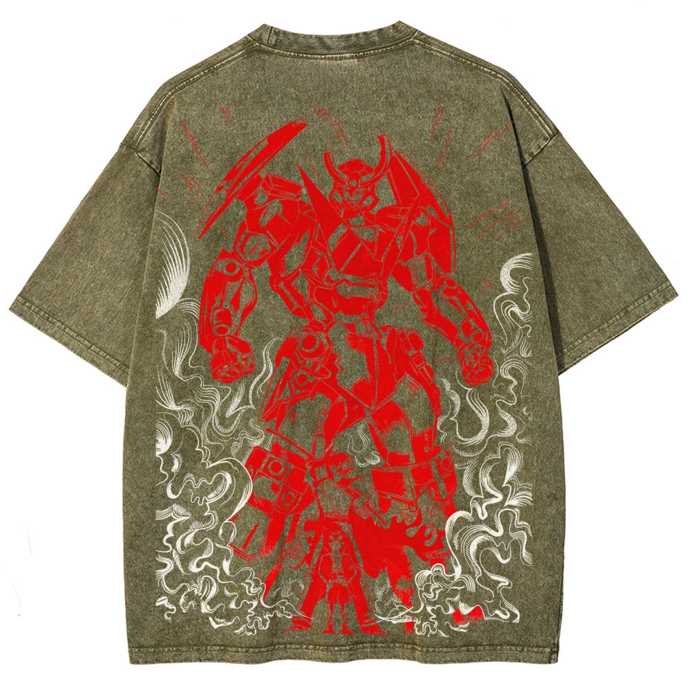 Tengen Toppa Unisex Fit Washed T-Shirt 2508014841