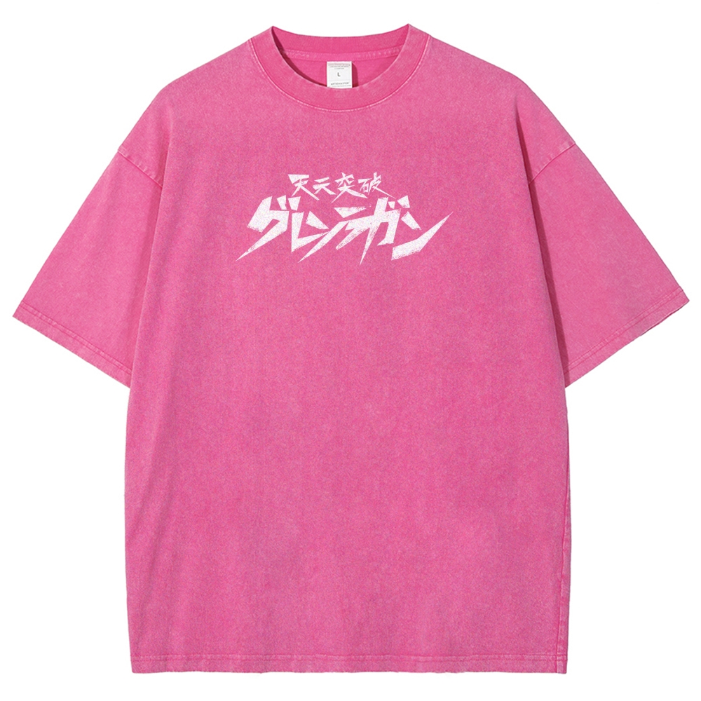 Tengen Toppa Unisex Fit Washed T-Shirt 2508014841