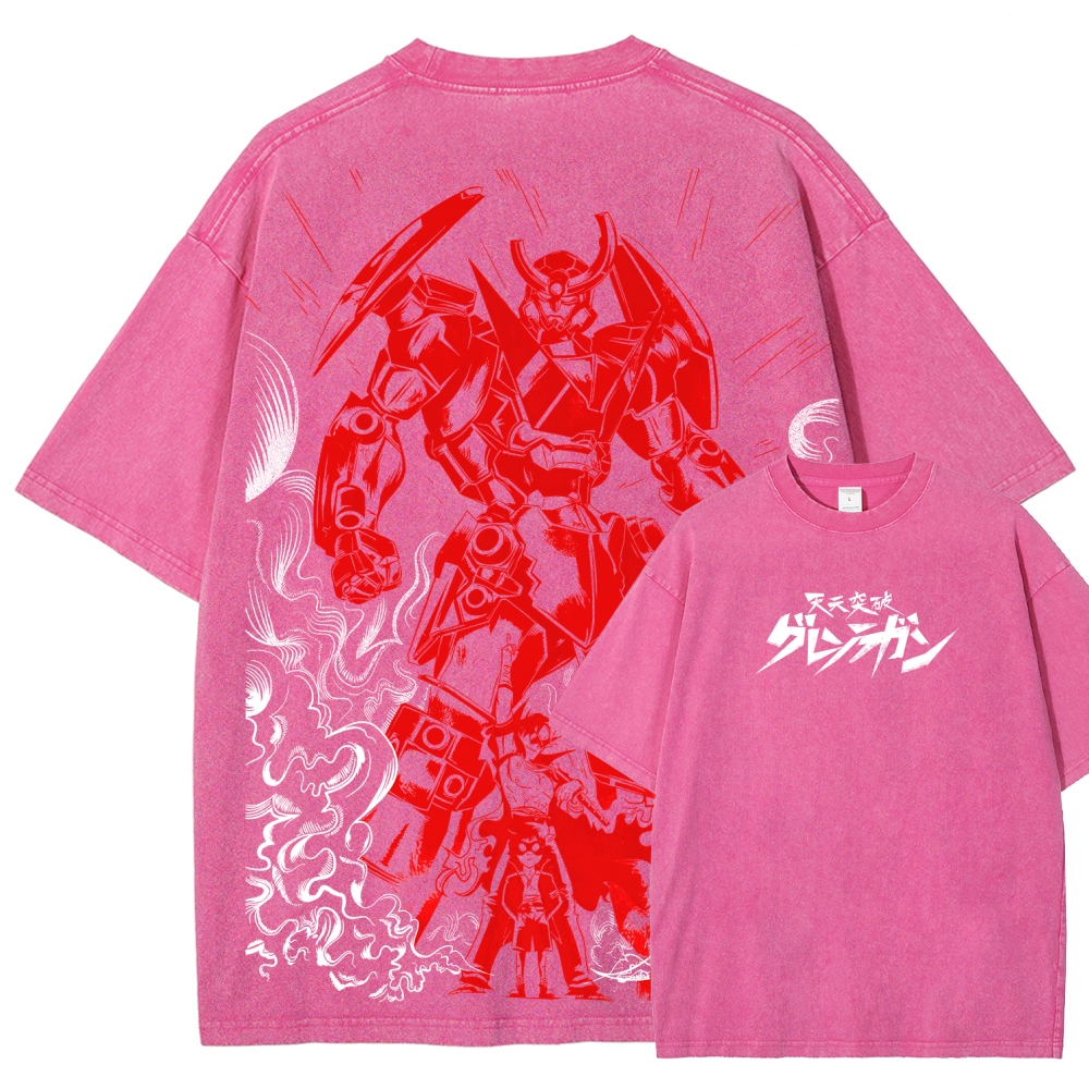 Tengen Toppa Unisex Fit Washed T-Shirt 2508014841