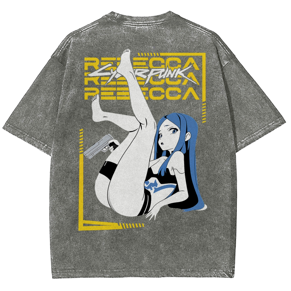 Cyberpunk Unisex Fit Washed T-Shirt 2508015999