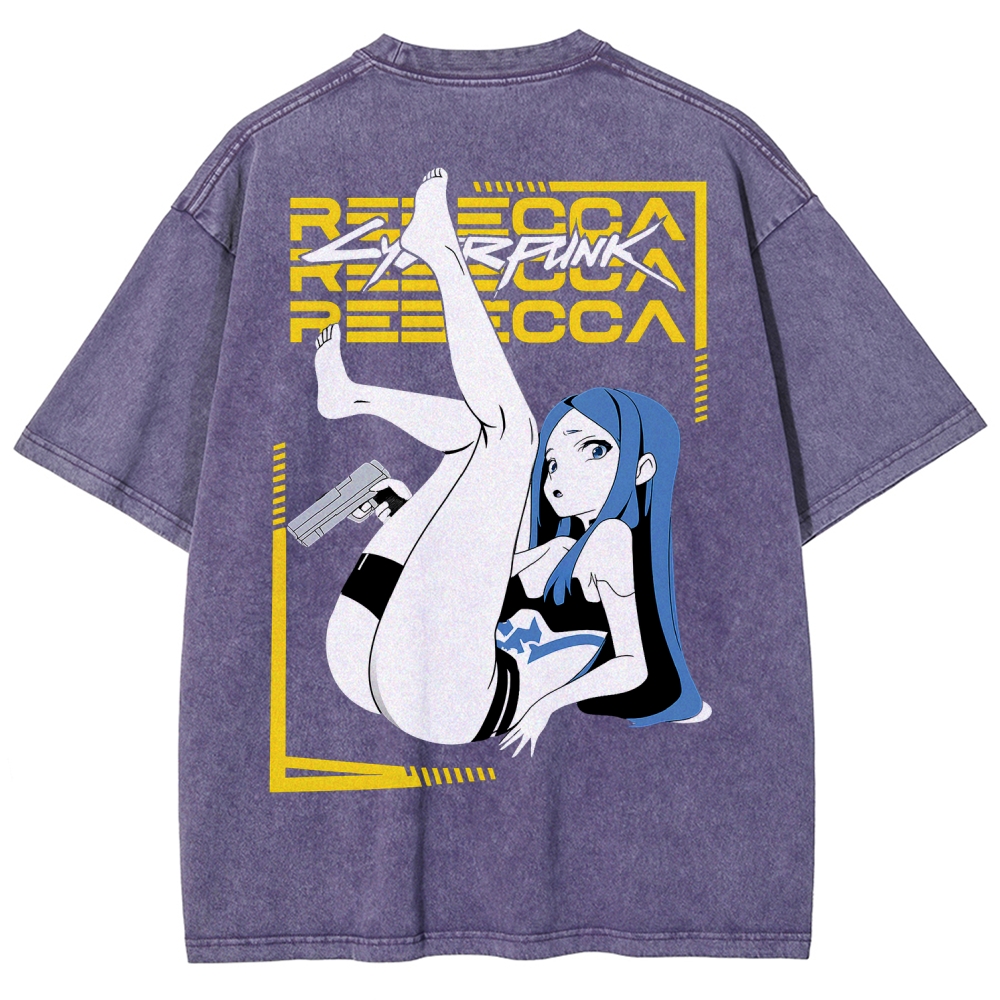 Cyberpunk Unisex Fit Washed T-Shirt 2508015999