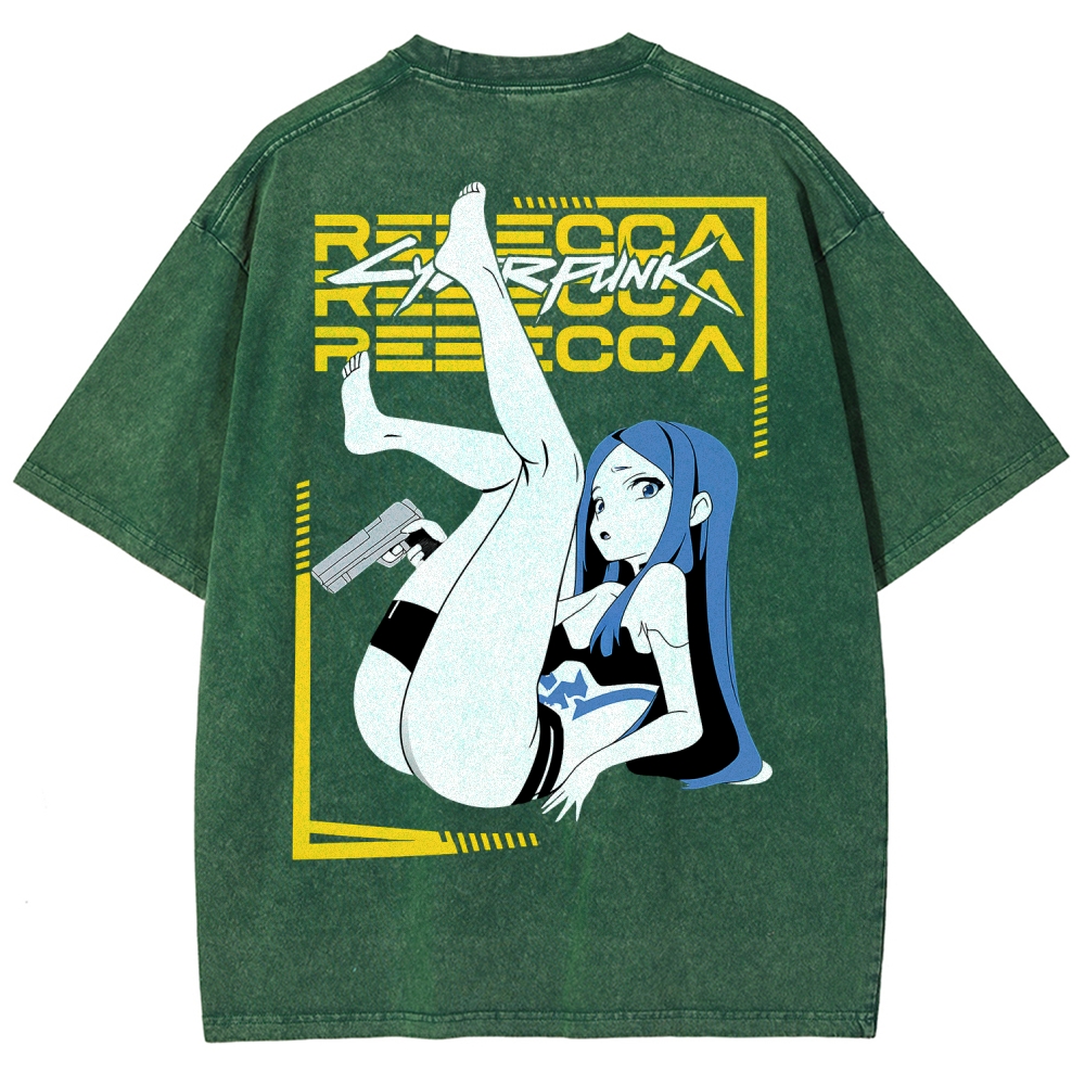 Cyberpunk Unisex Fit Washed T-Shirt 2508015999