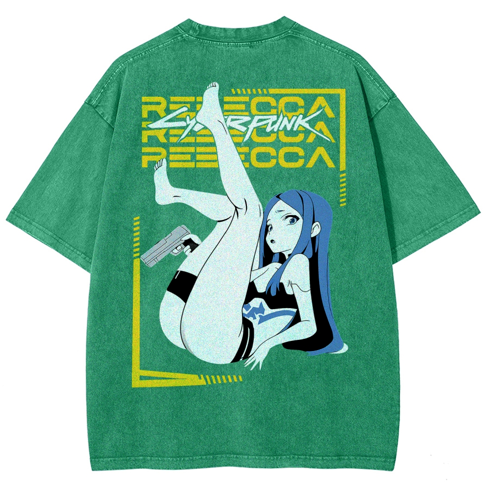 Cyberpunk Unisex Fit Washed T-Shirt 2508015999