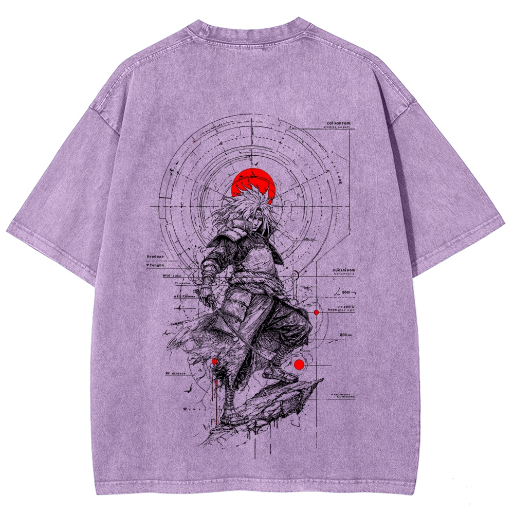 Naruto Unisex Fit Washed T-Shirt 2508017092