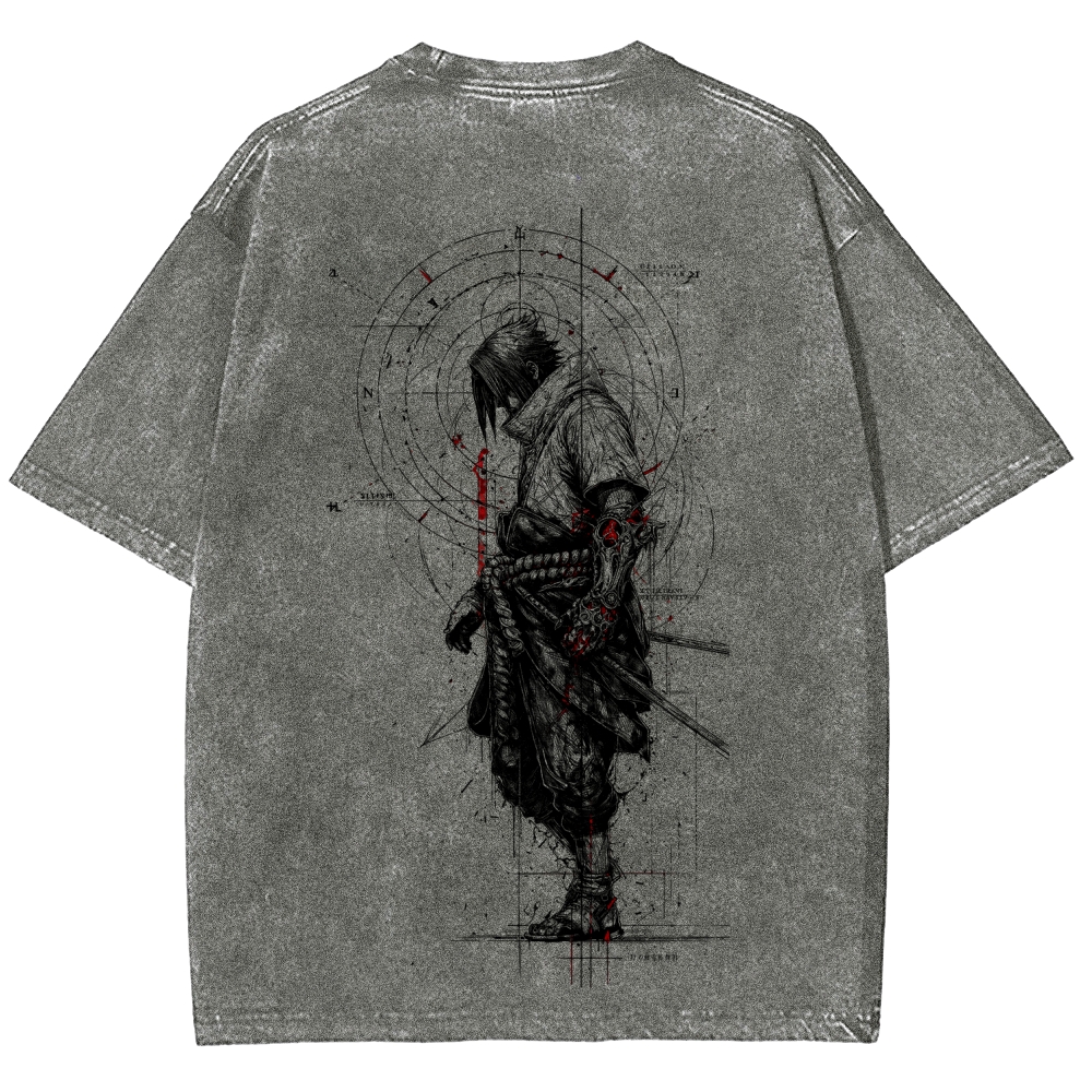 Naruto Unisex Fit Washed T-Shirt 2508017121