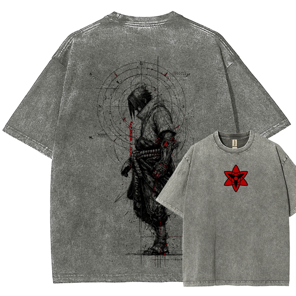 Naruto Unisex Fit Washed T-Shirt 2508017121