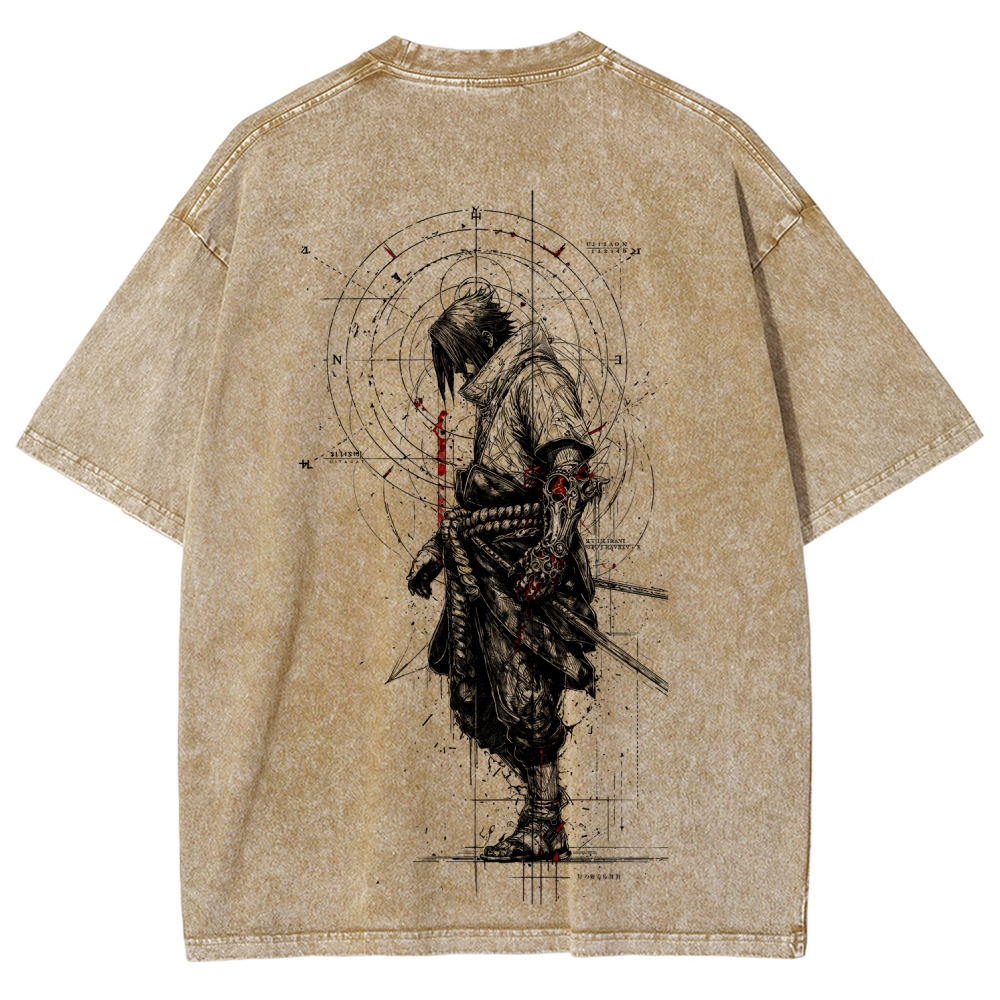 Naruto Unisex Fit Washed T-Shirt 2508017121