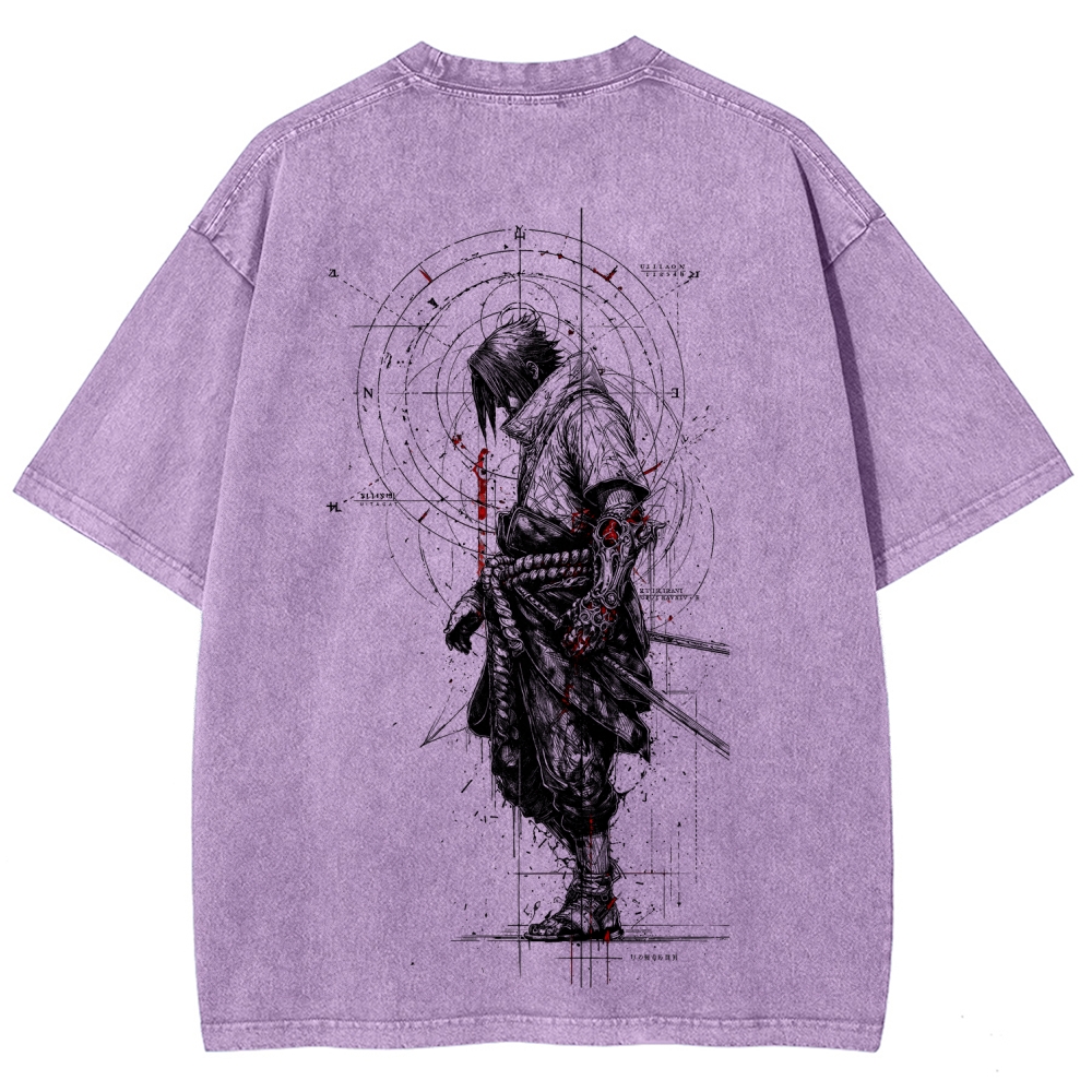 Naruto Unisex Fit Washed T-Shirt 2508017121