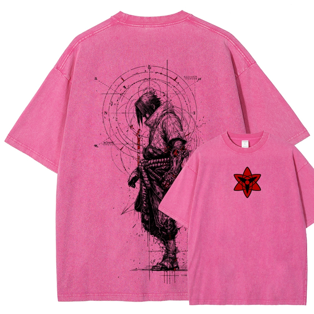 Naruto Unisex Fit Washed T-Shirt 2508017121