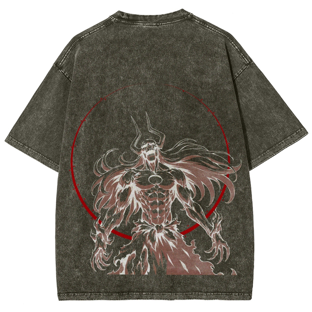 Bleach Unisex Fit Washed T-Shirt 2508018828