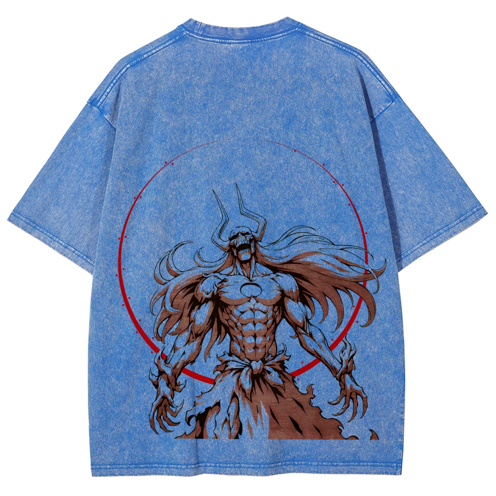 Bleach Unisex Fit Washed T-Shirt 2508018828