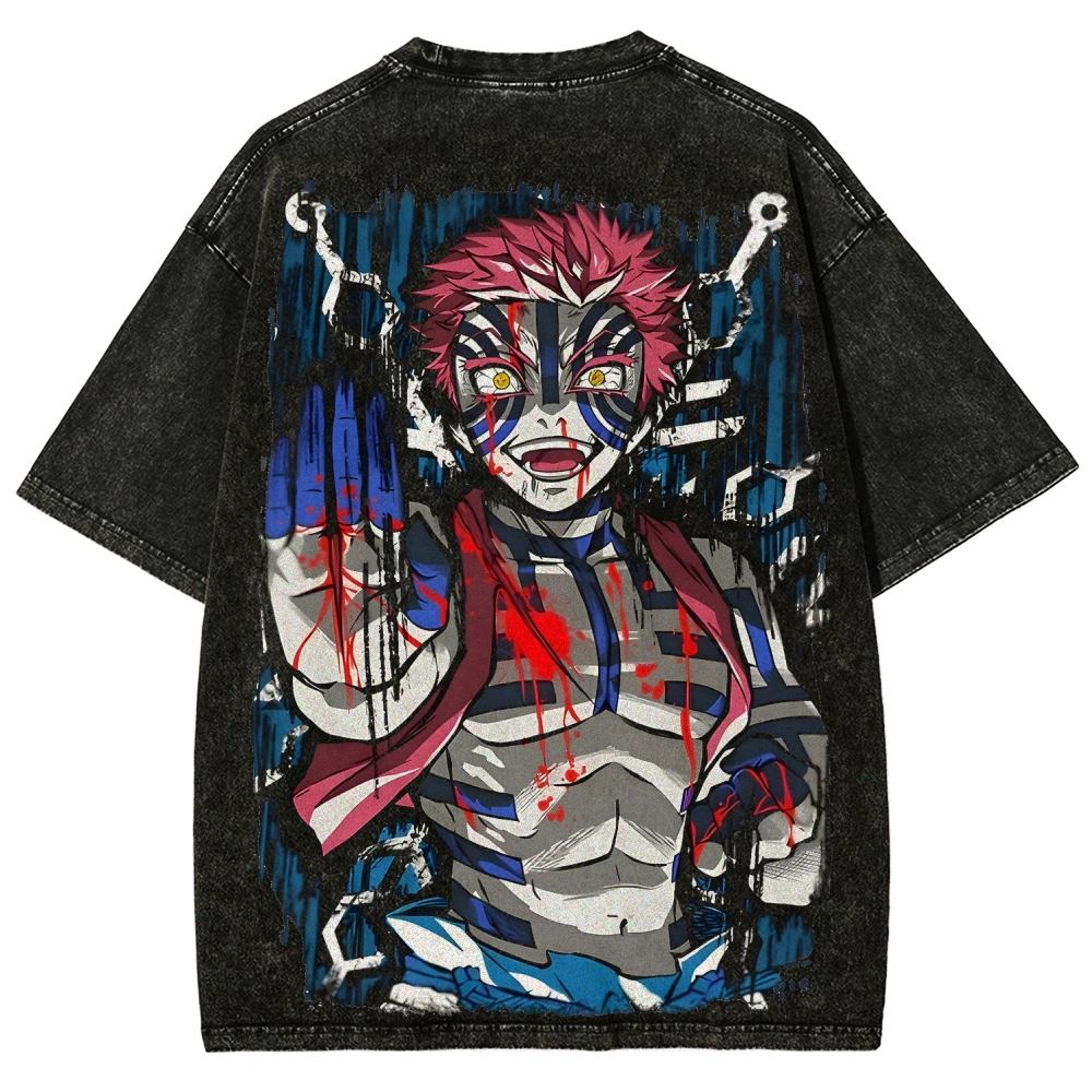 Demon Slayer Unisex Fit Washed T-Shirt 2508019191