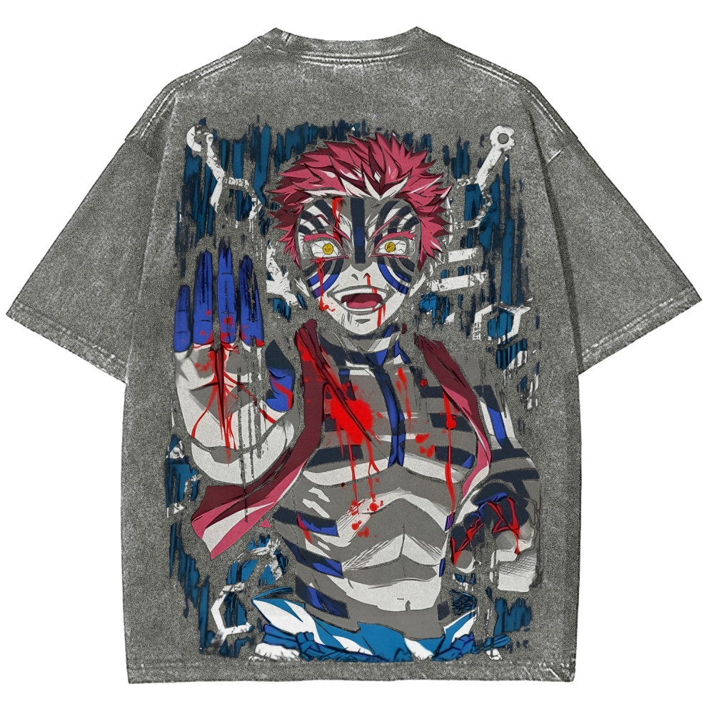 Demon Slayer Unisex Fit Washed T-Shirt 2508019191