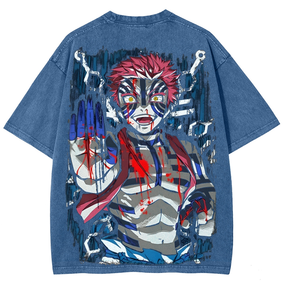 Demon Slayer Unisex Fit Washed T-Shirt 2508019191