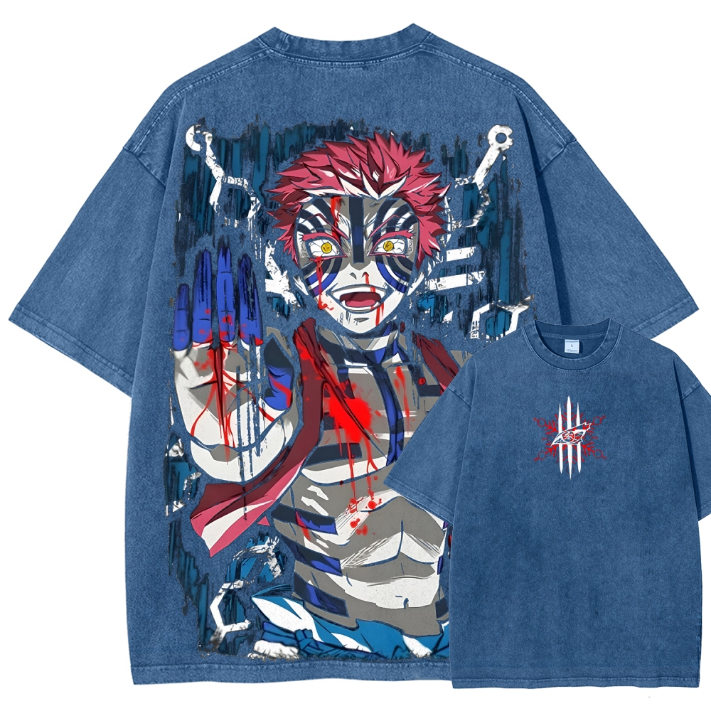 Demon Slayer Unisex Fit Washed T-Shirt 2508019191