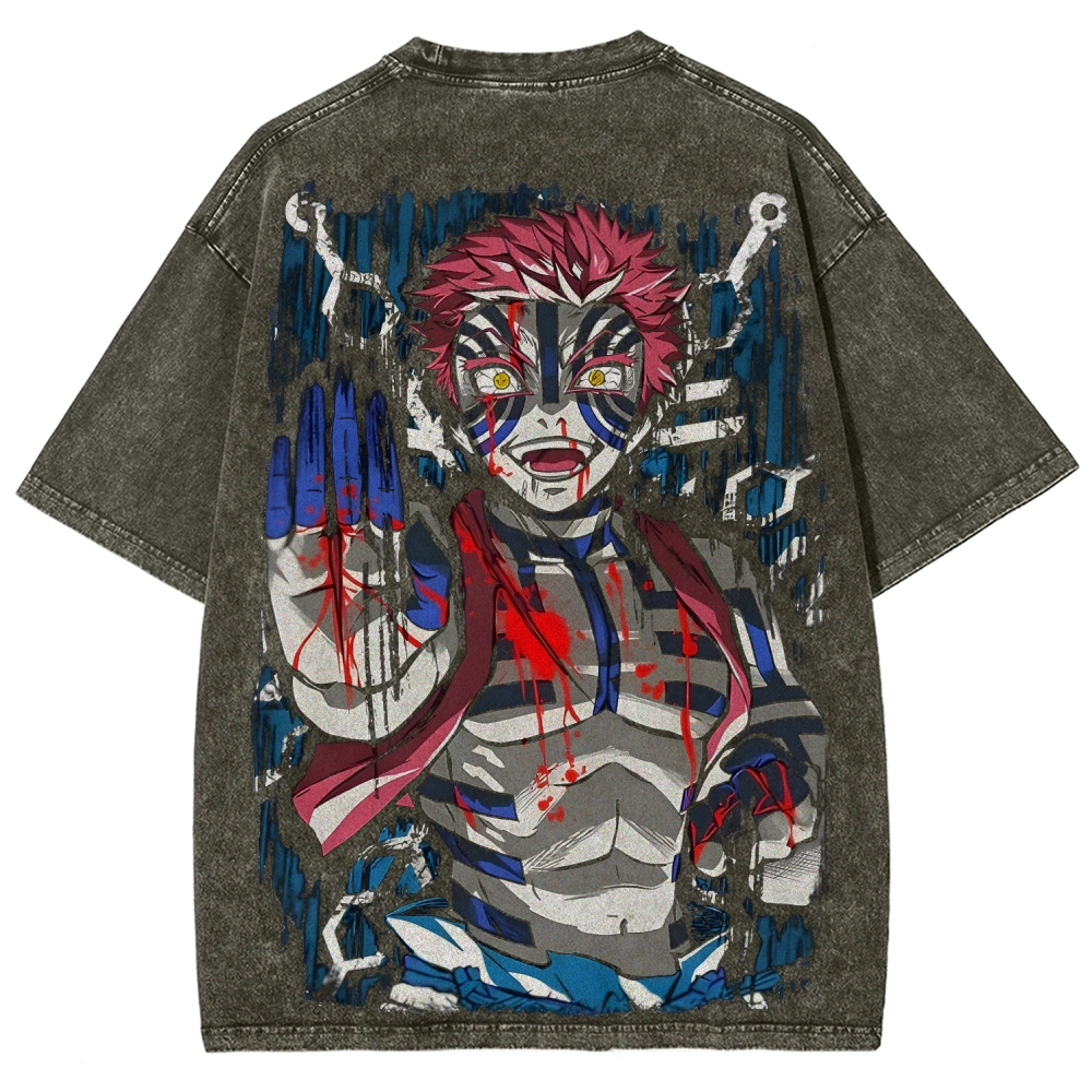 Demon Slayer Unisex Fit Washed T-Shirt 2508019191