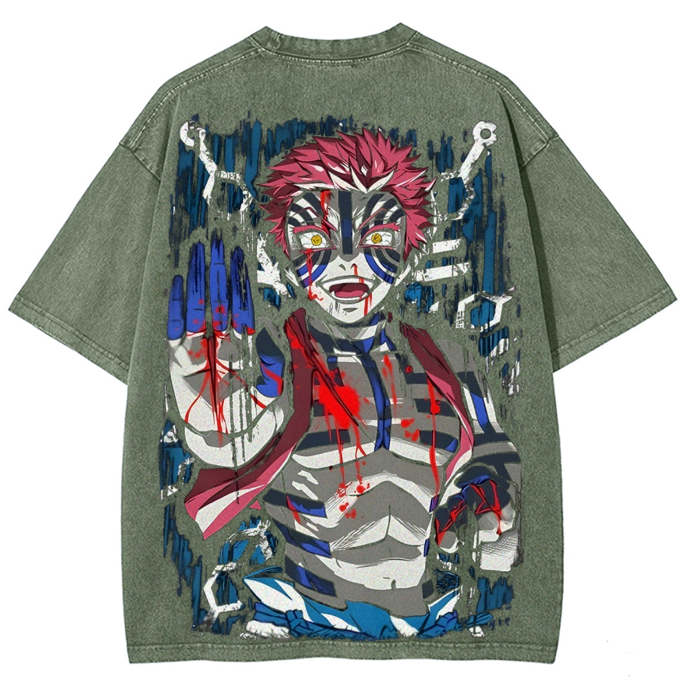 Demon Slayer Unisex Fit Washed T-Shirt 2508019191